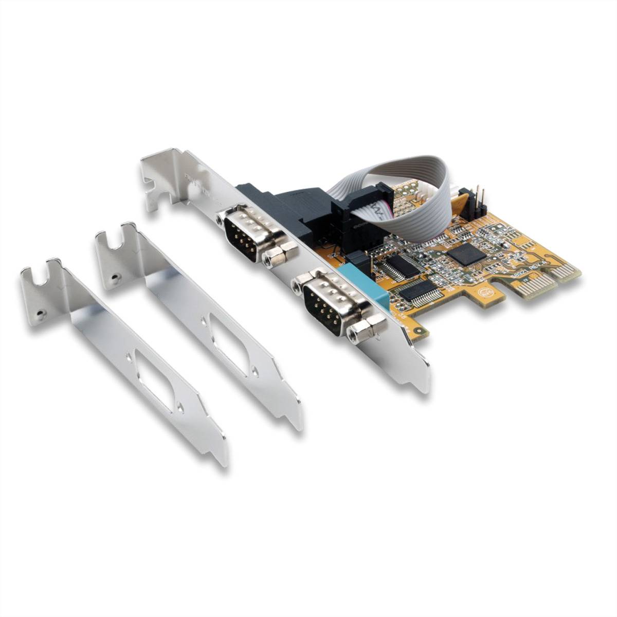 EXSYS EX-44082 Carte PCI Express x1, 2x sériel RS-232-0