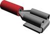 Cosse clip 6.3 mm x 0.8 mm TE Connectivity PIDG-FASTON 160834-5 avec dérivation 180 ° partiellement isolé rouge 1 pc(s)