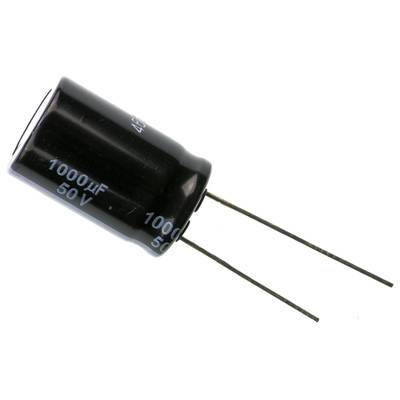 Panasonic EEUFR1H102 Condensateur électrolytique sortie radiale  7.5 mm 1000 µF 50 V/DC 20 % (Ø x H) 16 mm x 25 mm 1 pc(