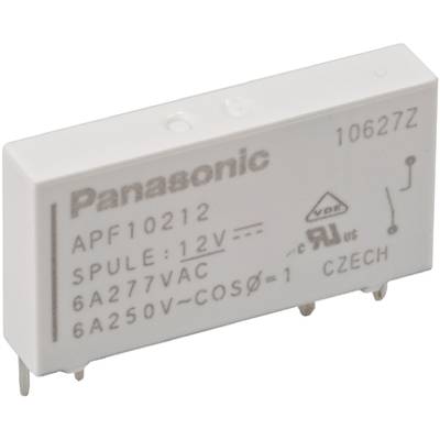 Panasonic APF10212 Relais pour circuits imprimés 12 V/DC 6 A 1 NO (T) 1 pc(s) 