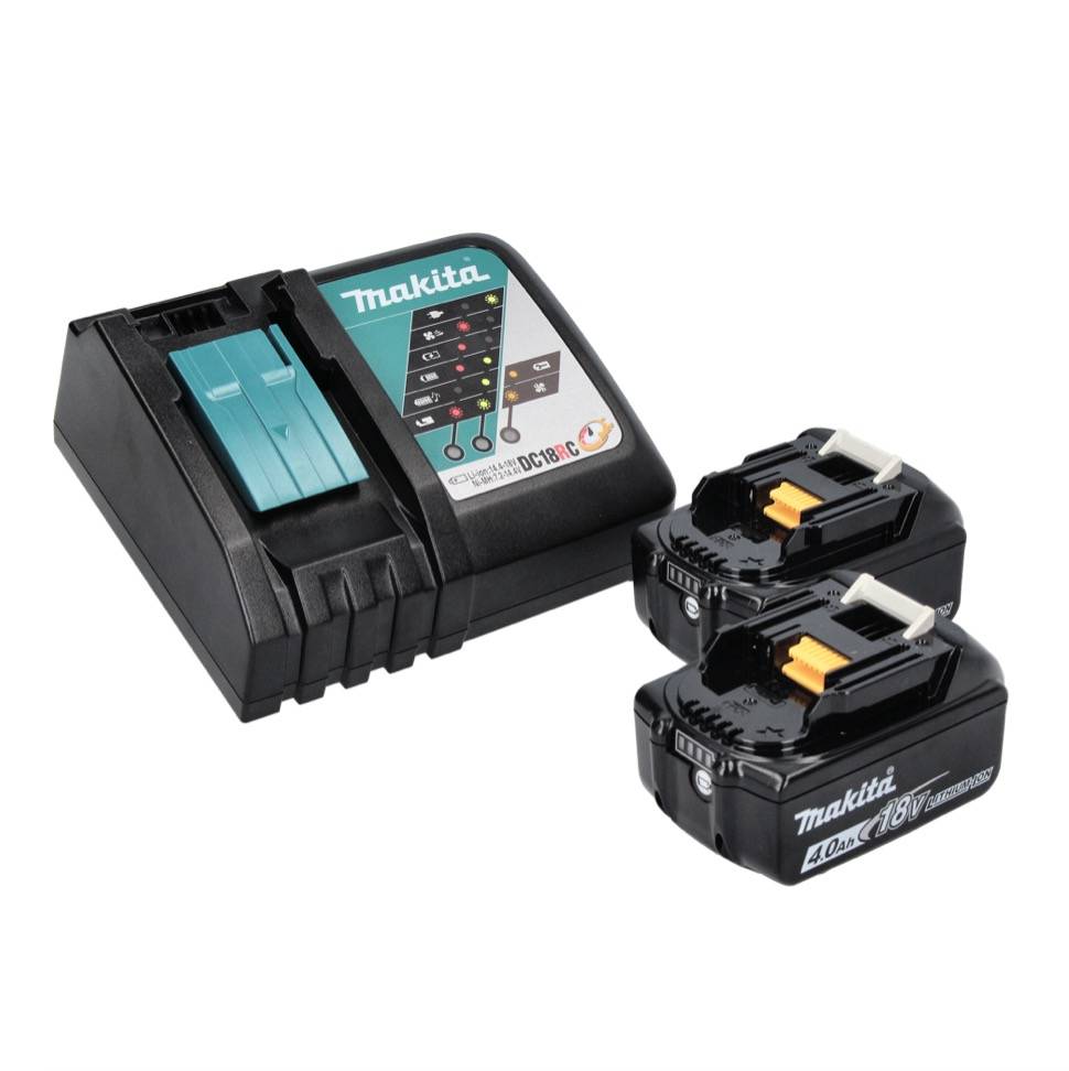 Marteau perforateur-burineur sans fil, Marteau perforateur sans fil SDS-Plus Makita DHR243RMJ Li-Ion 18 V 4 Ah + 2 batte-4