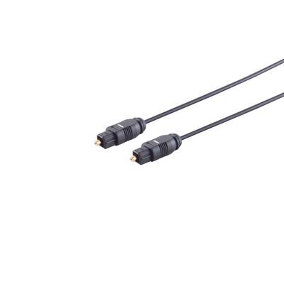 Câble de raccordement Kash 30L500 [1x Toslink mâle (ODT) - 1x Toslink mâle (ODT)] 0.50 m noir contacts dorés