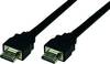 Câble de raccordement Bachmann HDMI Fiche mâle HDMI-A, Fiche mâle HDMI-A 3.00 m noir 918.0192 Câble HDMI