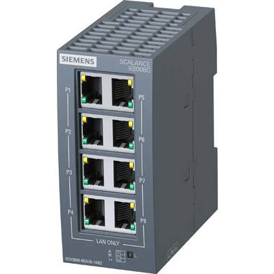 Commutateur Ethernet industriel Siemens 6GK5008-0GA10-1AB2   10 / 100 / 1000 MBit/s  