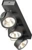SLV 1000131 Plafonnier LED 47 W noir