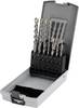 Cimco 201395 carbure de tungstène Jeu de forets pour marteau-perforateur 7 pièces 5 mm, 6 mm, 6 mm, 8 mm, 8 mm, 10 mm, 12 mm SDS-Plus 1 set