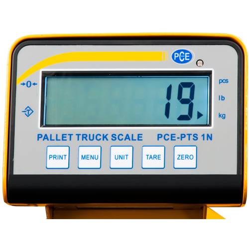 PCE Instruments Balance à palettes PCE-PTS 1N Plage de pesée (max.) 2000 kg Lisibilité 1000 g à batterie-1