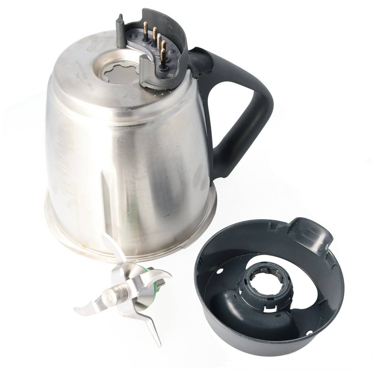 Couteau mélangeur, couteau de rechange avec bague d'étanchéité verte pour Vorwerk Thermomix TM5, acier inoxydable, va...-4