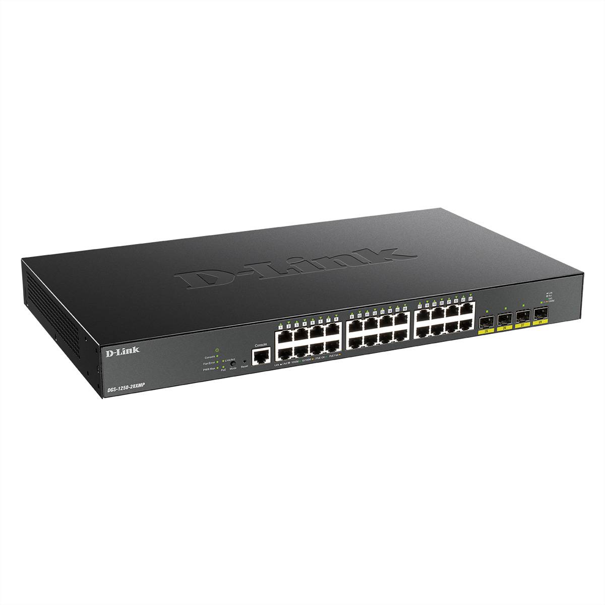 D-Link DGS-1250-28XMP Switch Gigabit 28 ports Smart Managed Poe+ 4x 10G-2
