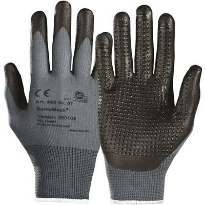 Gants de protection KCL 665-10 Nitrile, polyamide, polyuréthane EN 388 Taille 10 (XL)