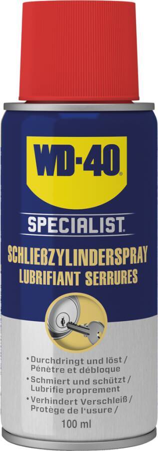 Spray pour cylindre de serrure WD-40, lubrifie et protège-0
