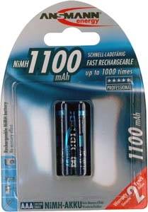 ANSMANN Batteries 5035222 HR03 / AAA blister de 2-1
