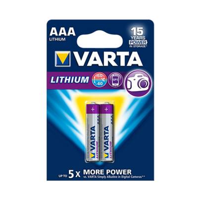 VARTA Piles lithium 6103301402 FR03 / AAA blister de 2-1