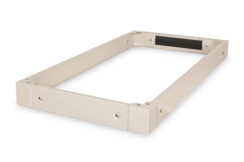 Digitus DN-19 PLINTH-6/12-1 19 pouces Socle pour armoire de serveur adapté à une baie de profondeur: 1200 mm gris clair -1