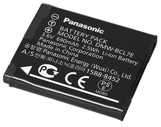 Batterie pour appareil photo Panasonic DMW-BCL7E 3.6 V 680 mAh DMW-BCL7E-1