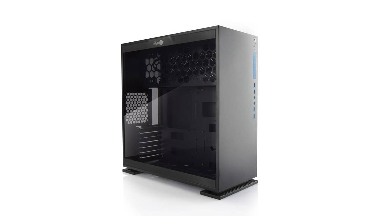In Win 303, Mini Tower, PC, Noir, ATX, micro ATX, Mini-ATX, SECC, Verre trempé, 16 cm-0