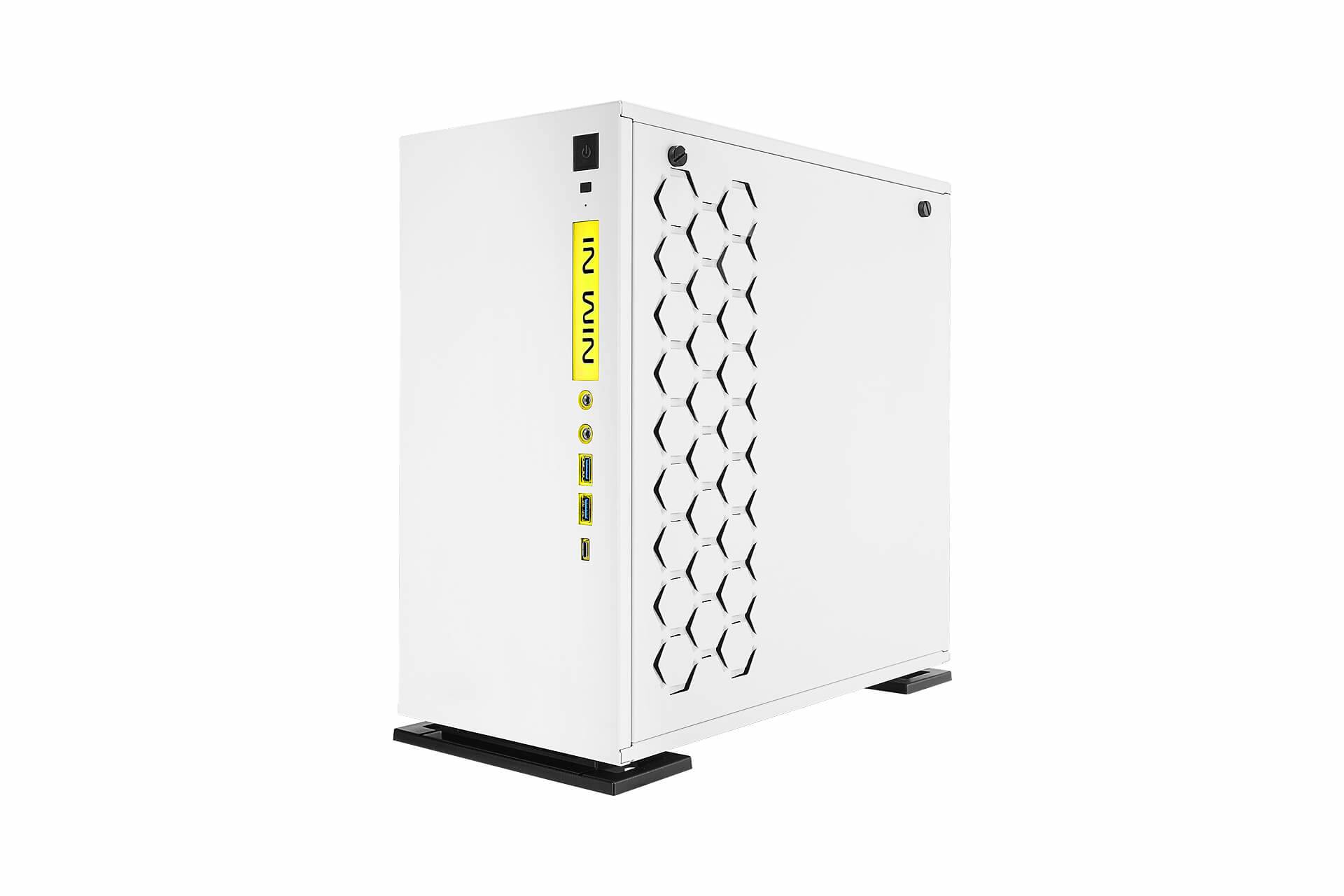 In Win 301C WHITE, Mini Tower, PC, Blanc, micro ATX, Mini-ITX, SECC, Verre trempé, Gaming-1