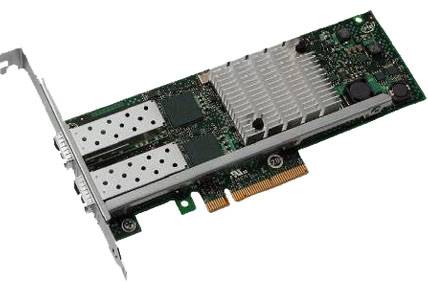 Dell Intel X520 DP - Netzwerkadapter - PCIe - Adaptateur réseau 10 GBit/s SFP-1