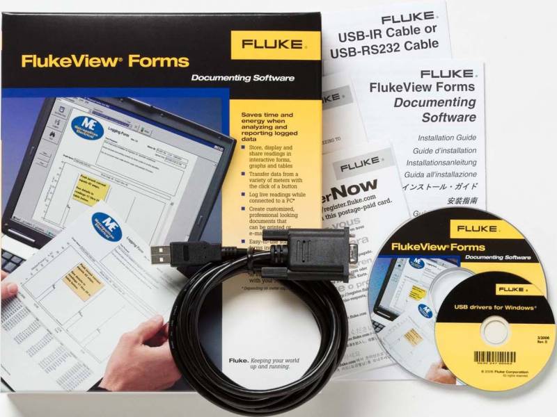 Fluke FVF-SC5 Logiciel de mesure Pour marque (accessoire de l'appareil de mesure) Fluke Fluke 8845A, Fluke 8808A, Fluke -0