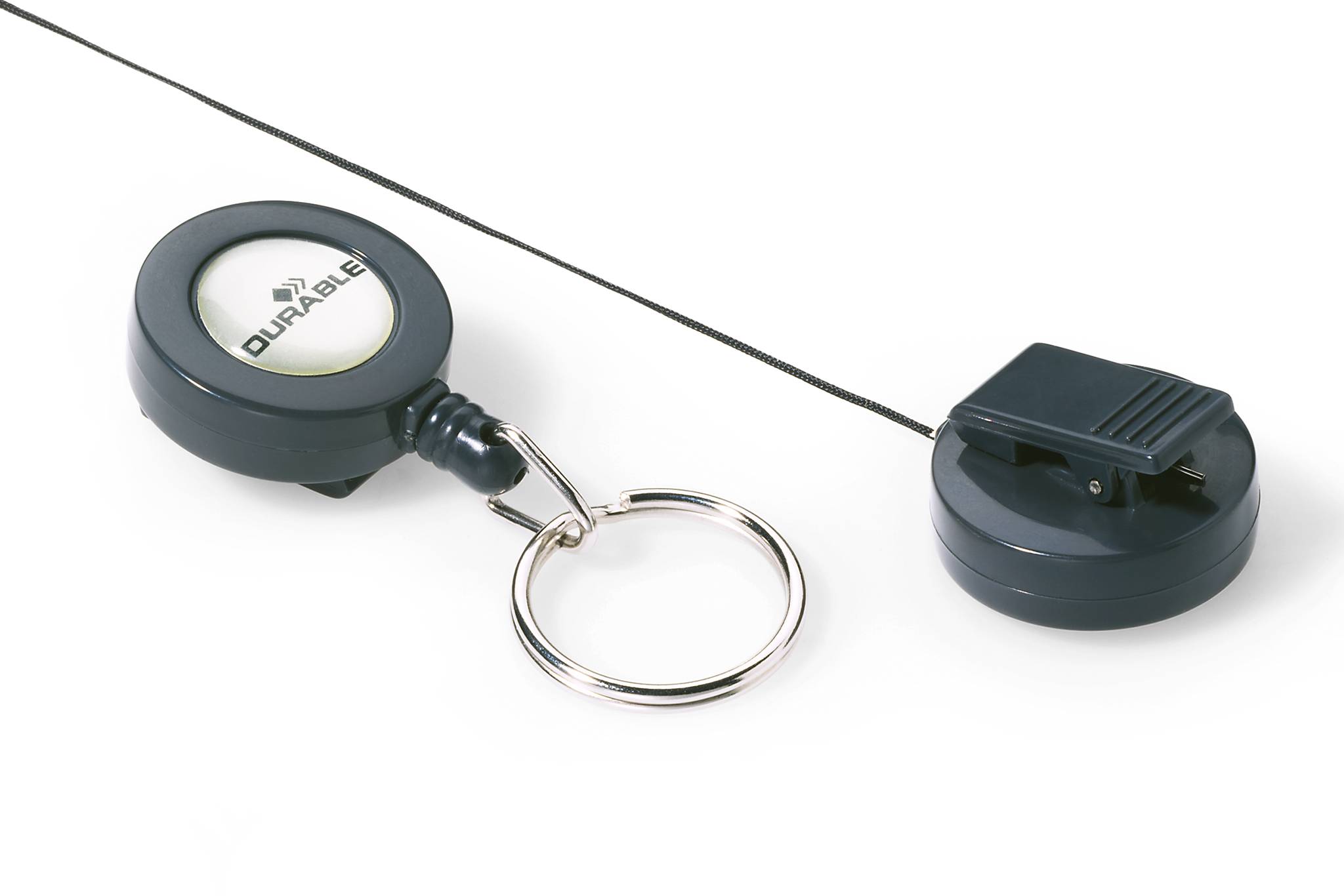 Durable 822258 Porte-carte d'identité à enrouleur (L x l x H) 80 x 25 x 25 mm pince croco 10 pc(s)-3