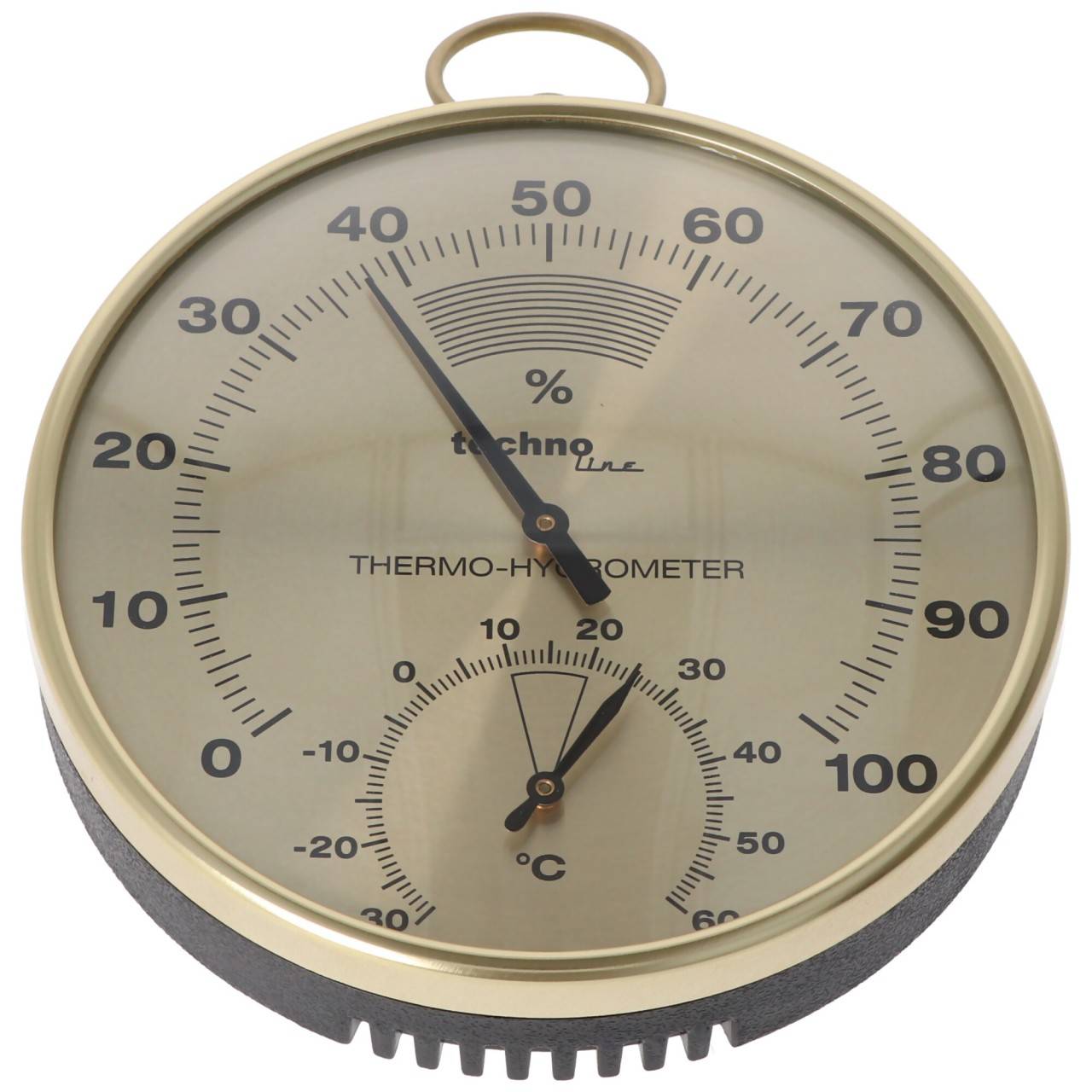 Technoline WA 3055 - Thermo-hygromètre noble en laiton-1