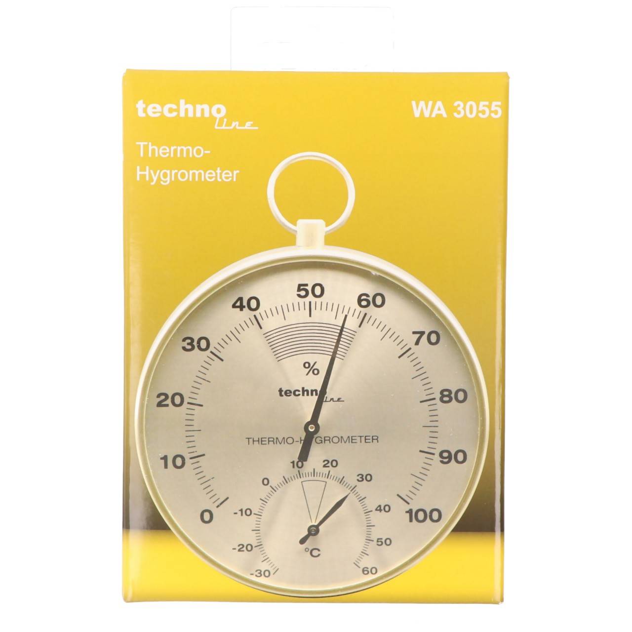 Technoline WA 3055 - Thermo-hygromètre noble en laiton-3