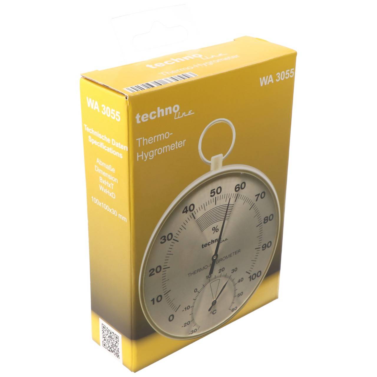 Technoline WA 3055 - Thermo-hygromètre noble en laiton-4
