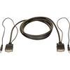 Bachmann VGA / Jack Câble de raccordement Fiche mâle VGA 15 pôles, Fiche mâle VGA 15 pôles 10.00 m noir 918.069 Câble VGA