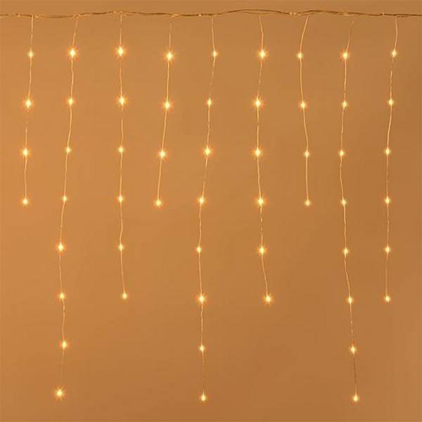 MHB Chaîne de pluie de glace LED 'Professional' 252 flg. Ambre 55148