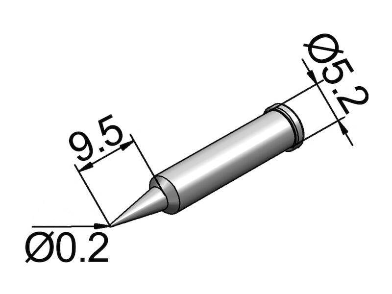 Ersa 0102PDLF02 Panne De Fer à Souder Forme De Crayon Taille De La ...