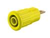 Douille de sécurité embase femelle Ø douilles 4 mm Stäubli SEB4-F 23.3120-24 jaune 1 pc(s)