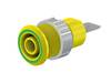 Douille de sécurité femelle Ø douilles 4 mm Stäubli SLB4-F6,3/N-X 49.7046-20 vert, jaune 1 pc(s)