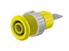 Douille de sécurité femelle Ø douilles 4 mm Stäubli SLB4-F6,3/N-X 49.7046-24 jaune 1 pc(s)