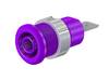 Douille de sécurité femelle Ø douilles 4 mm Stäubli SLB4-F6,3/N-X 49.7046-26 violet 1 pc(s)