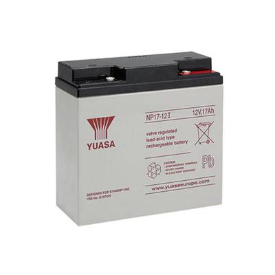 Yuasa NP17-12 NP17-12 Batterie au plomb 12 V 17 Ah plomb (AGM) (l x H x P) 181 x 167 x 76 mm raccord à vis M5 sans entre