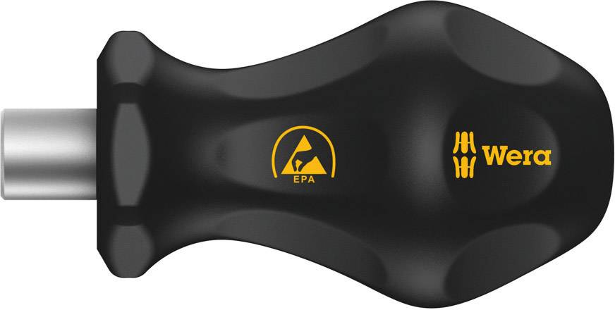 Wera 811/1 ESD antistatique (ESD) Tournevis porte-embouts 1/4" (6.3 mm) 10 mm DIN 3126, DIN ISO 1173