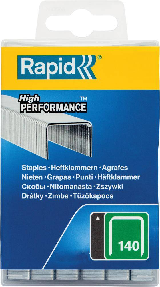 Agrafes Rapid 12mm N 140 Fixation Durable Galvanisée - Rapid-0