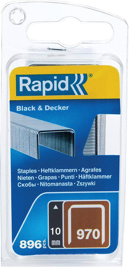 Agrafe Rapid 970 10mm Galva Fixation Robuste Usage Varié - Rapid-0