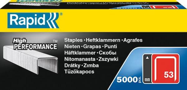 Agrafes Rapid N°53 14mm Agrafes Haute Performance Pour Agrafeuses Rapid R153. - Rapid