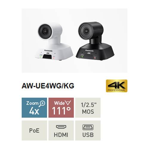 PANASONIC- Caméra PTZ 4K compacte AW-UE4KG- Noir-3