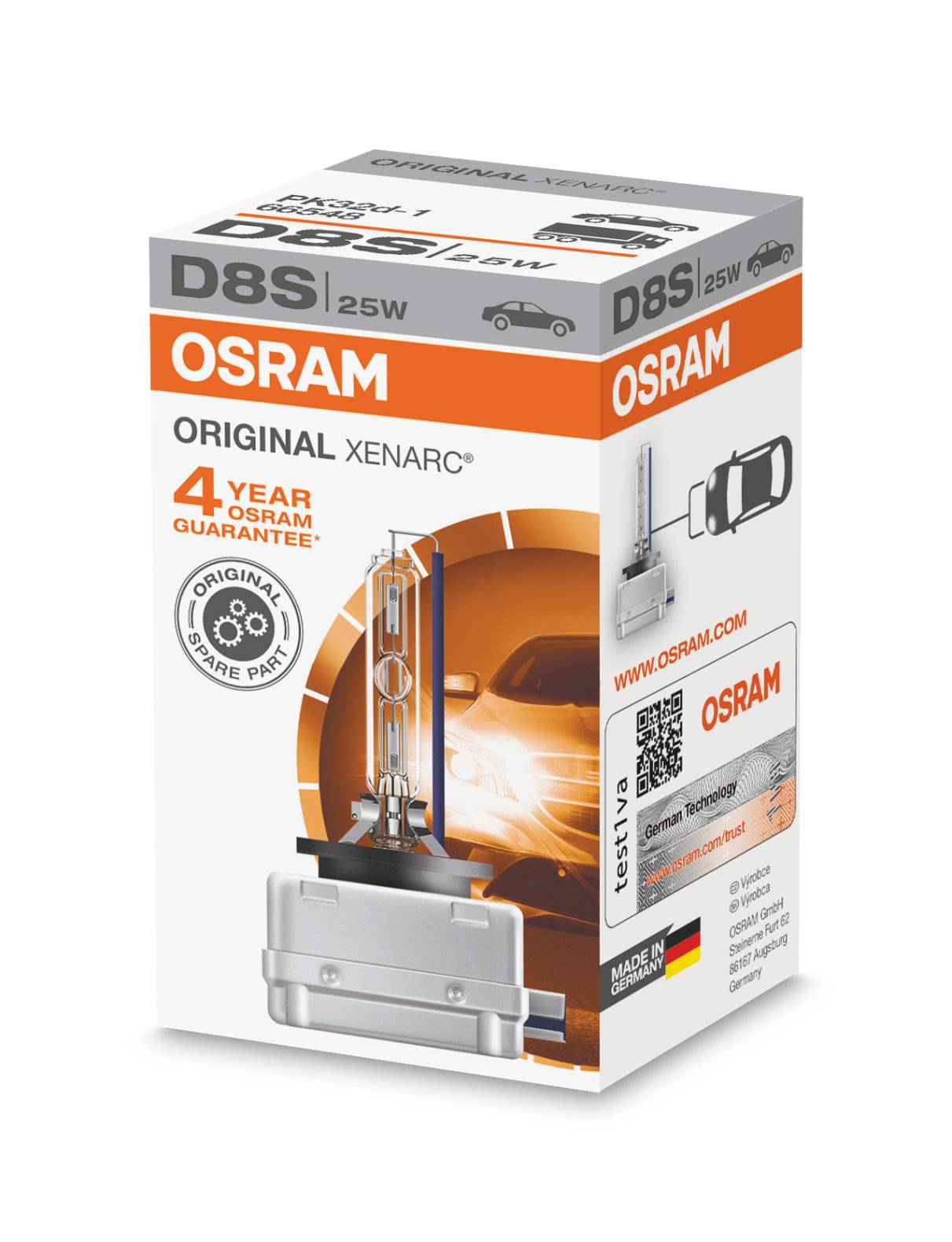 1 Ampoule Xénon auto Osram XENARC® ORIGINAL D8S 66548-1