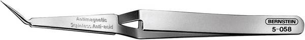 BERNSTEIN Tools for Electronics 5-058  Pince brucelle CMS  31b SA pointue, courbée 120 mm