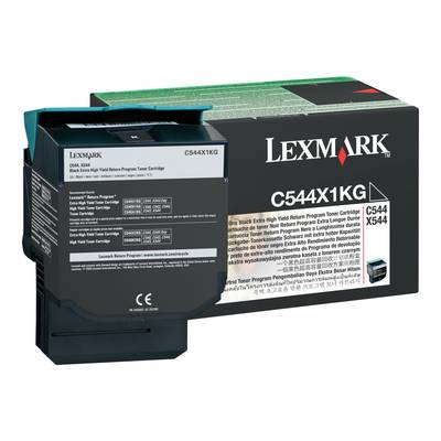 Toner de retour d'origine Lexmark C544 C546 X544 X546 X548 noir