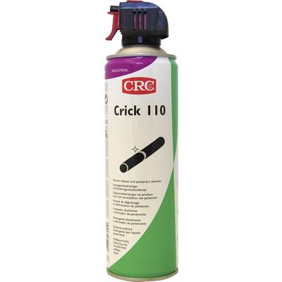 Aérosol CRC Crick 110. Solvant et produit de nettoyage industriel pour l'élimination des salissures et la pénétration des matériaux.
