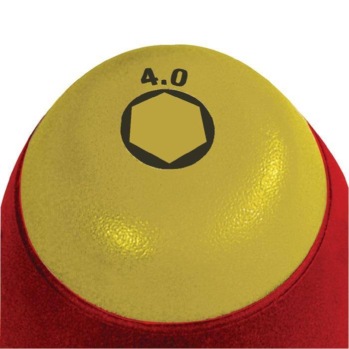 Wiha 322 VDE Tournevis à douille Taille (métrique): 12 mm Longueur de la lame: 125 mm DIN 3125, DIN EN 60900-4