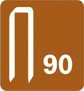 Agrafes étroites 90/20 Galvanisées Fixation Durable Pour Travaux Intérieurs - Rapid-2