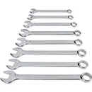 TOOLCRAFT 815082 Jeu de clés mixtes 8 pièces Ouverture de clé (métrique) 8 - 19 mm Ouverture de clé (pouces) (uniquement
