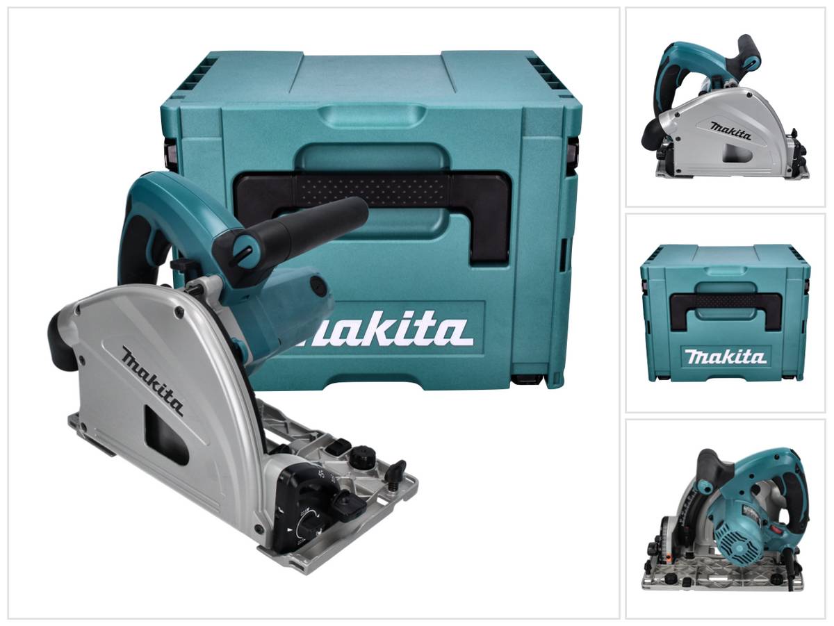 Scie Plongeante Makita Sp6000j + Rail Coupe De Précision Avec Rail Intégré - Makita-0