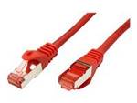 Câble patch ROLINE cat.6 S/FTP (PiMF), niveau de composant, LSOH, rouge, 0,5 M.