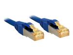 Câble réseau Lindy 47285 bleu 20 m Cat7 S/FTP (S-STP)